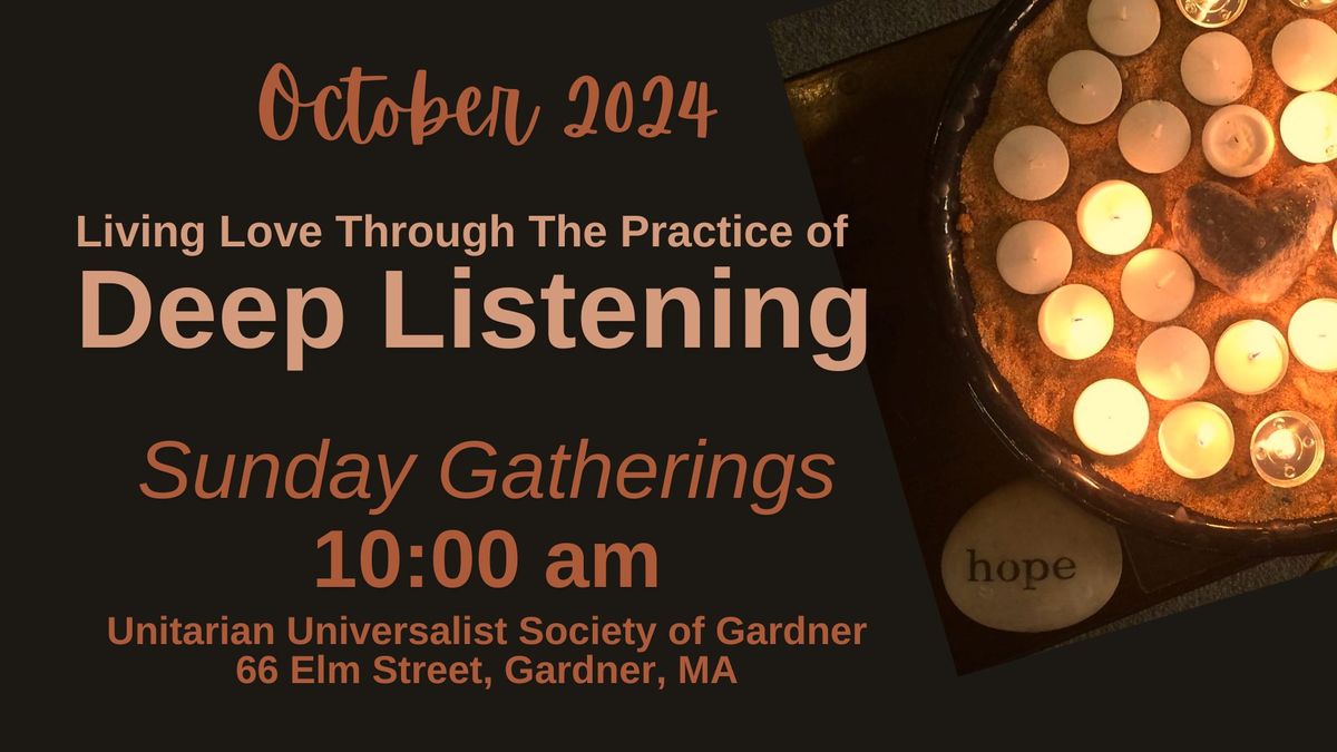 The Practice of Deep Listening: Storyteller Sunday