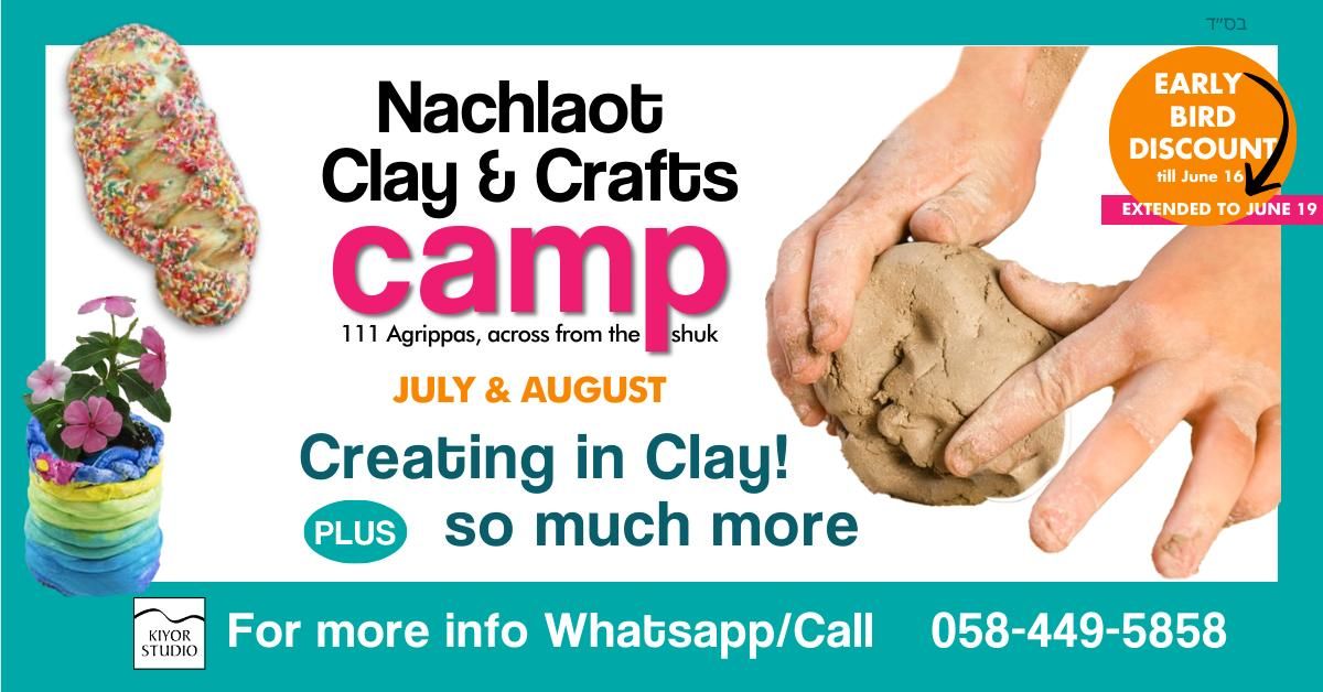 Nachlaot Clay & Crafts Camp 