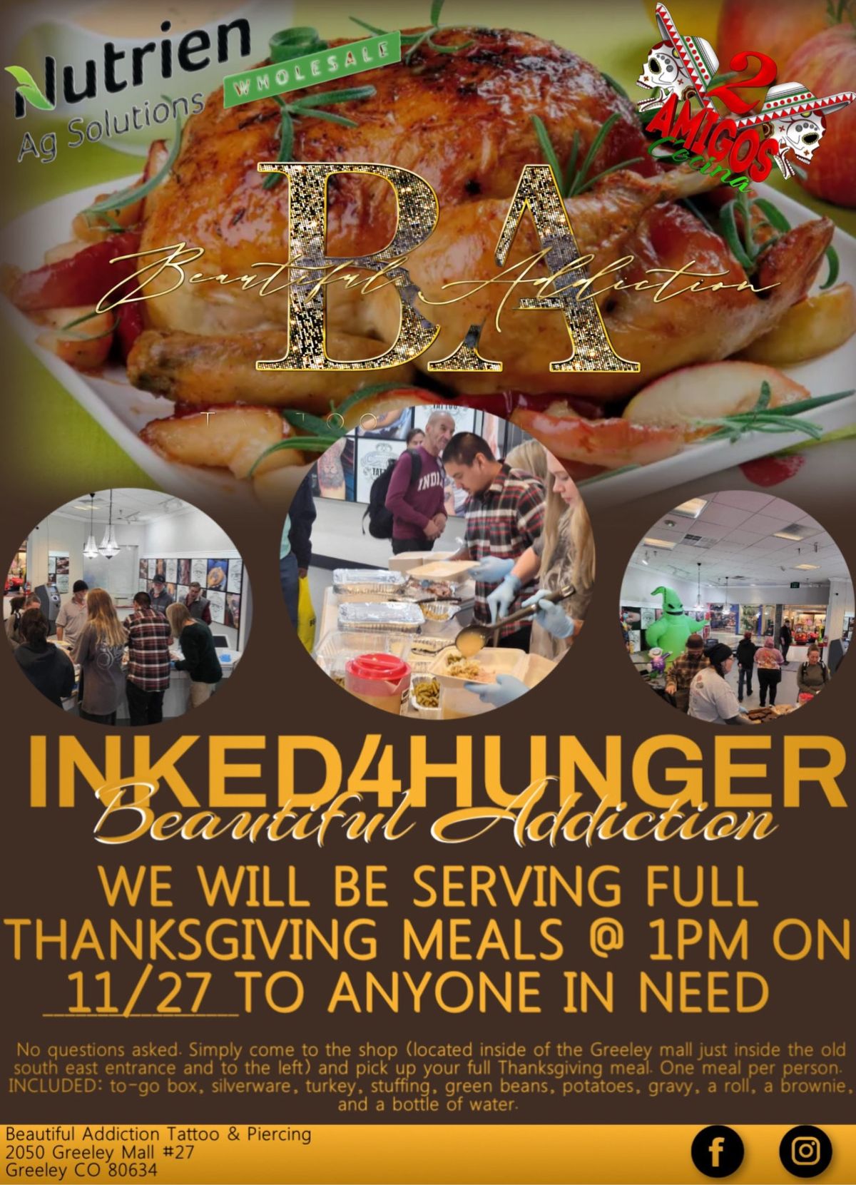 Inked For Hunger: Feeding the homeless, and those in need