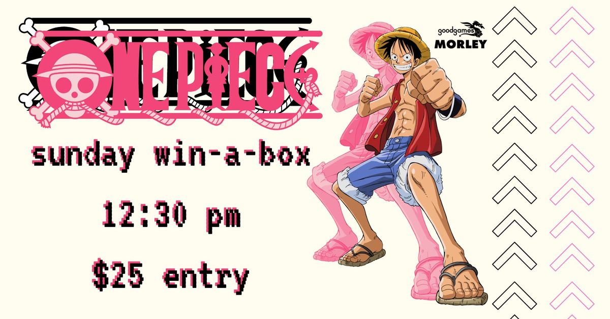 Sunday Win-A-Box One Piece TCG - Good Games Morley