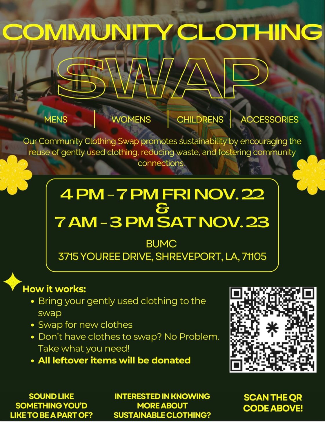 BUMC Community Clothing Swap