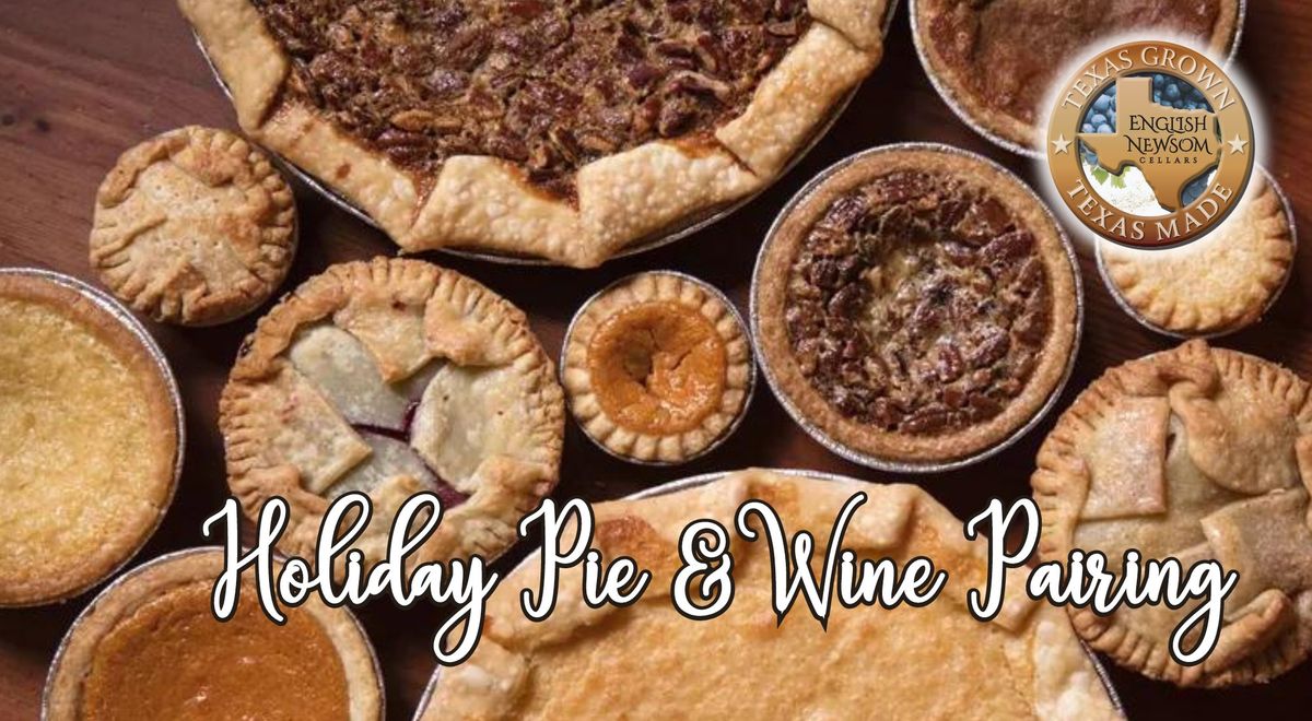 Holiday Pie & Wine Pairing