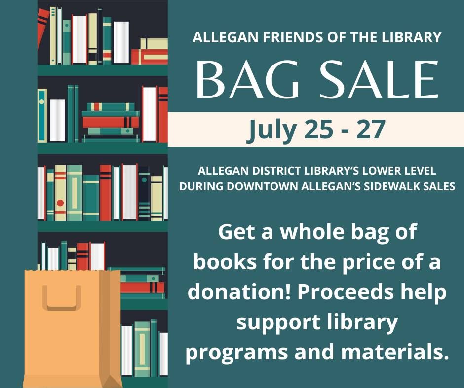 Allegan Friends of the Library Bag Sale