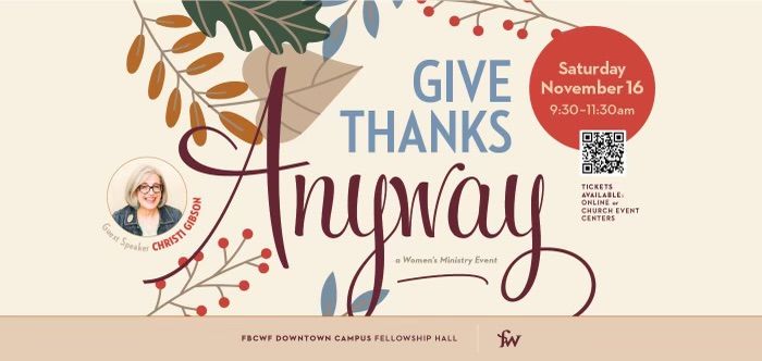 Give Thanks Anyway