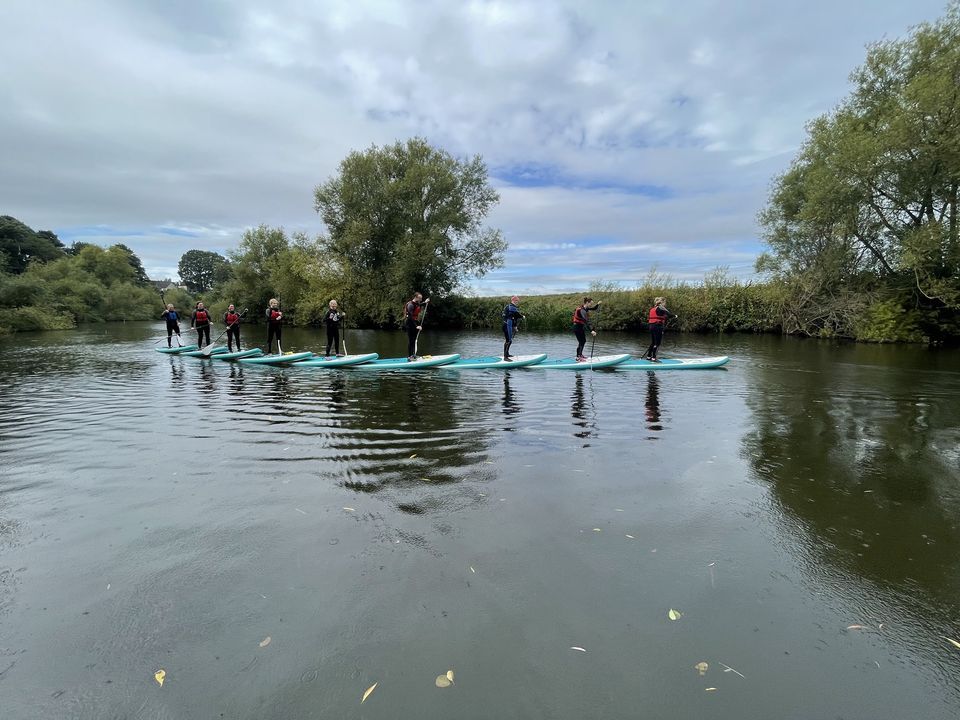 Stand Up Paddle Boarding Experience On The River Ure At Boroughbridge.