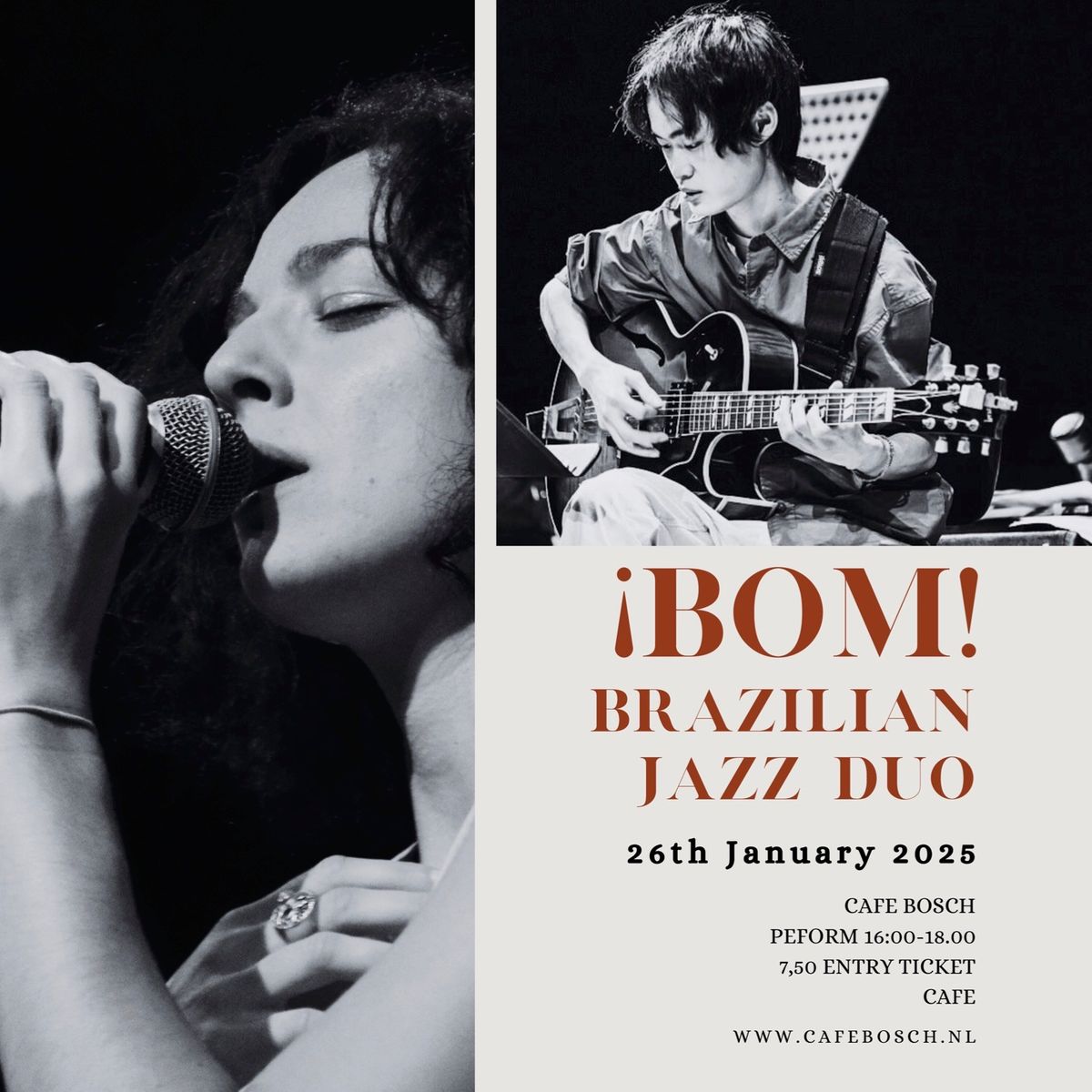 \u00a1Bom! | Brazilian Jazz duo