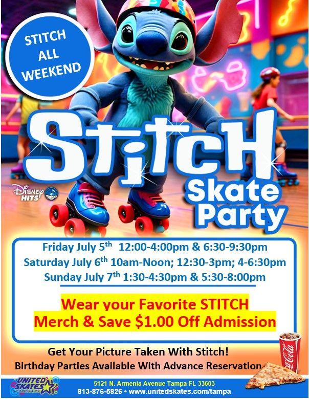 Stitch Weekend Skate Party