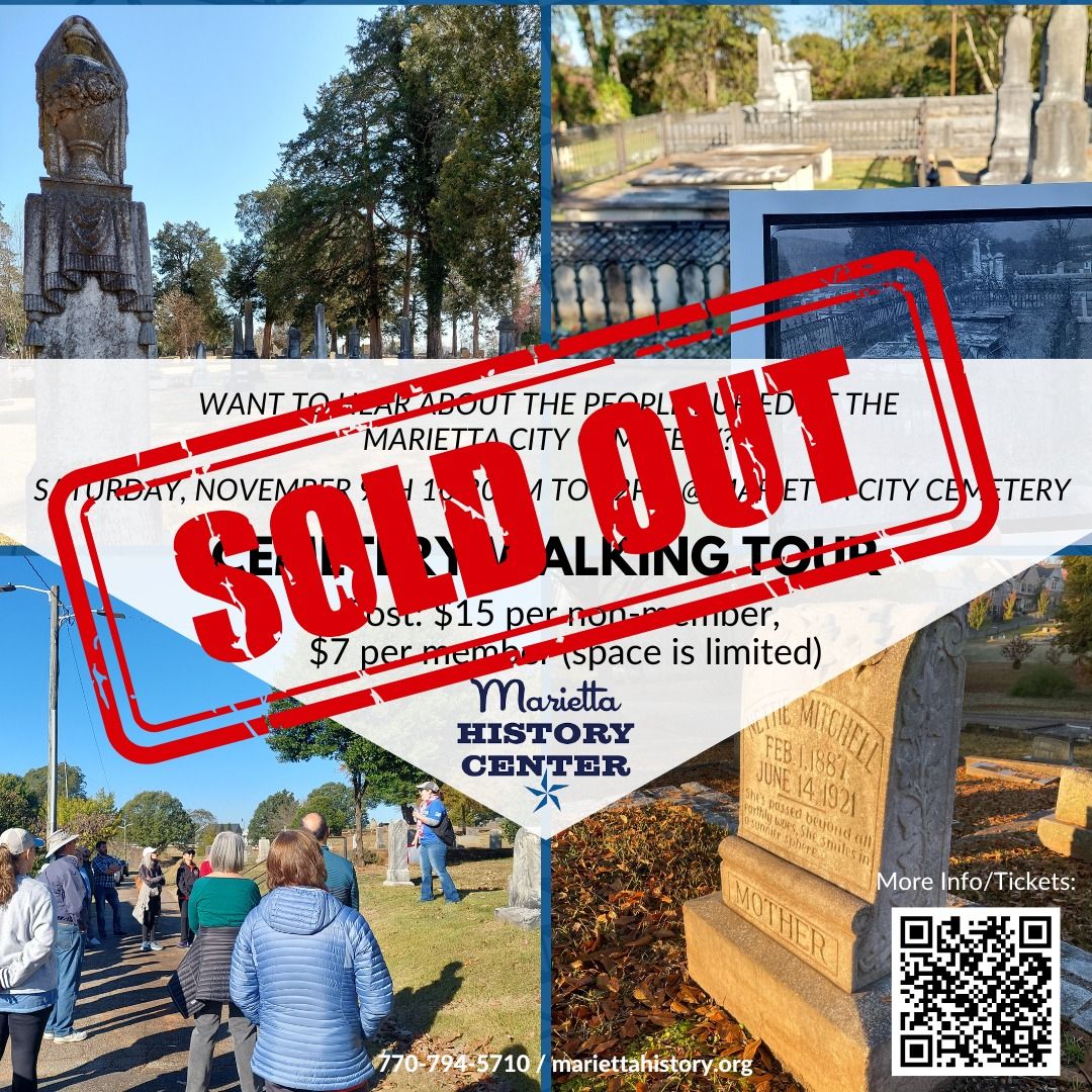 Sold Out!--Cemetery Walking Tour - Fall 2024