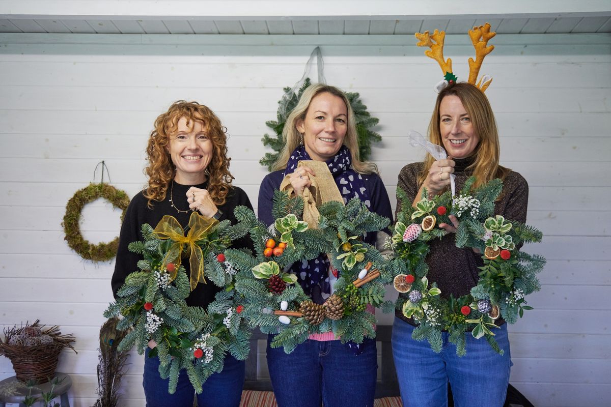 Christmas Wreath Making and Dinner 