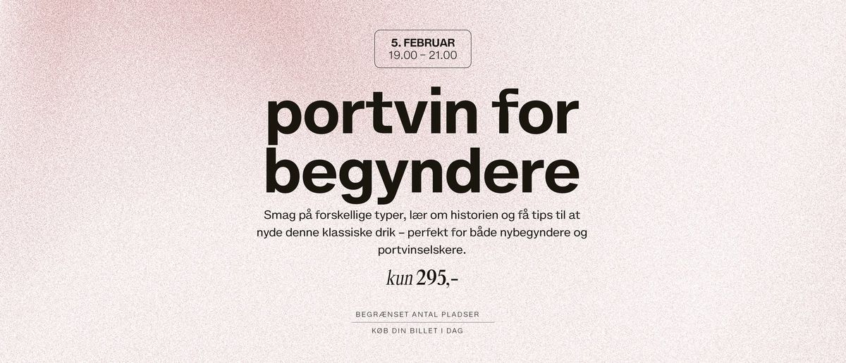 Portvin for begyndere