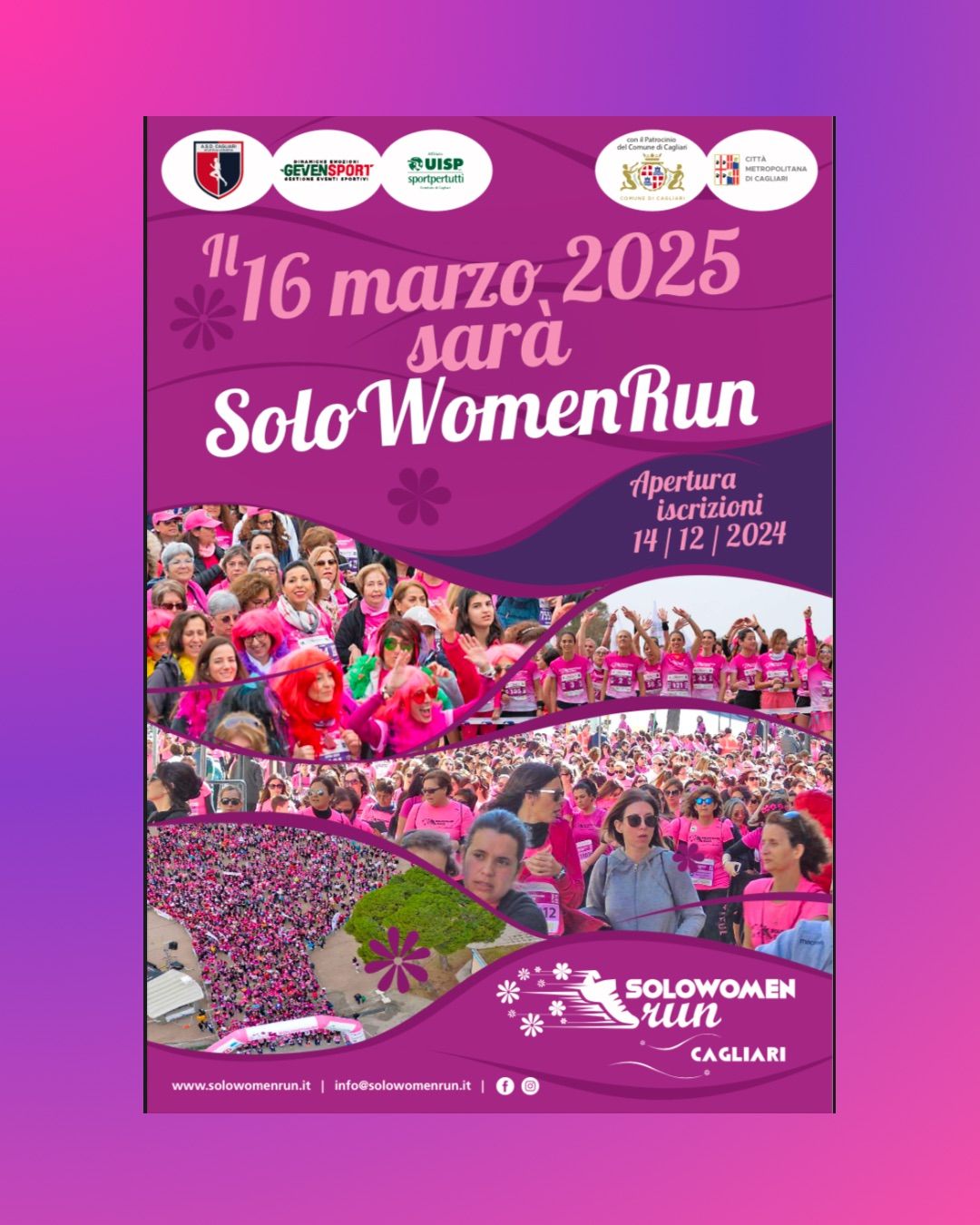 ** Evento ARS MOTORIA per SOLO WOMAN RUN **