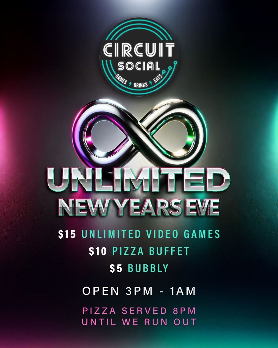 UNLIMITED NEW YEARS EVE AT CIRCUIT SOCIAL 