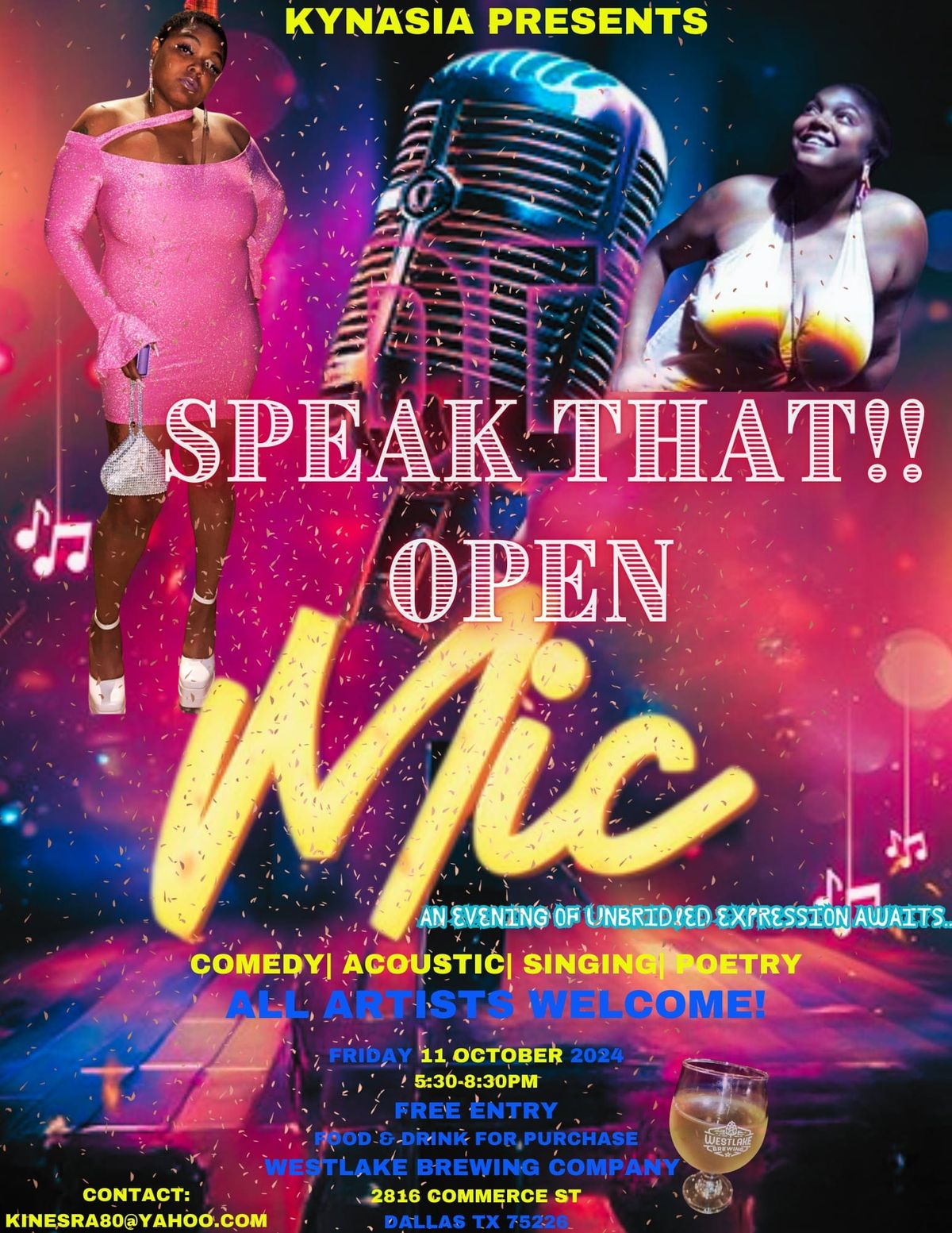 SPEAK THAT! Open Mic