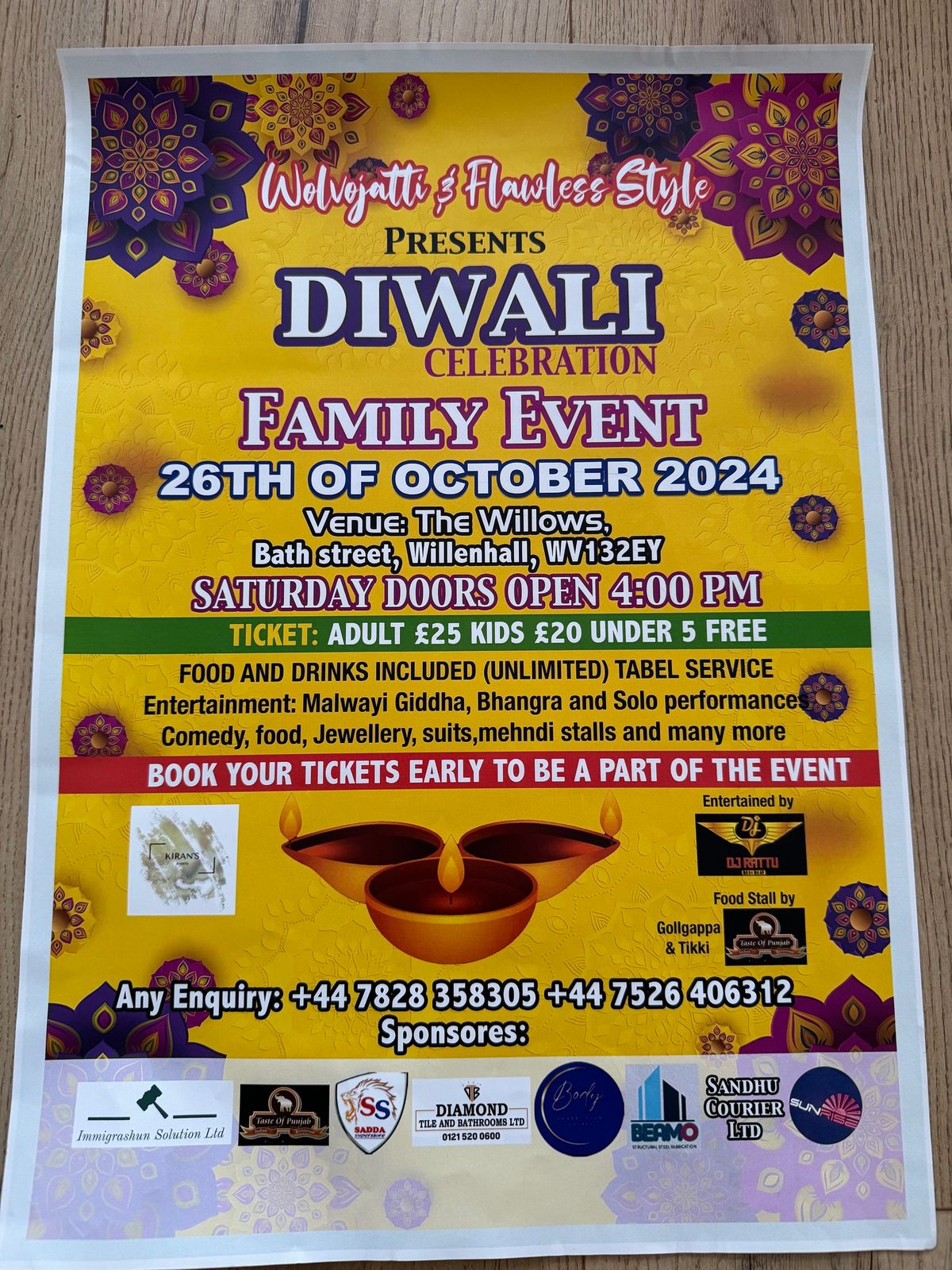 Diwali celebration (Family Event )