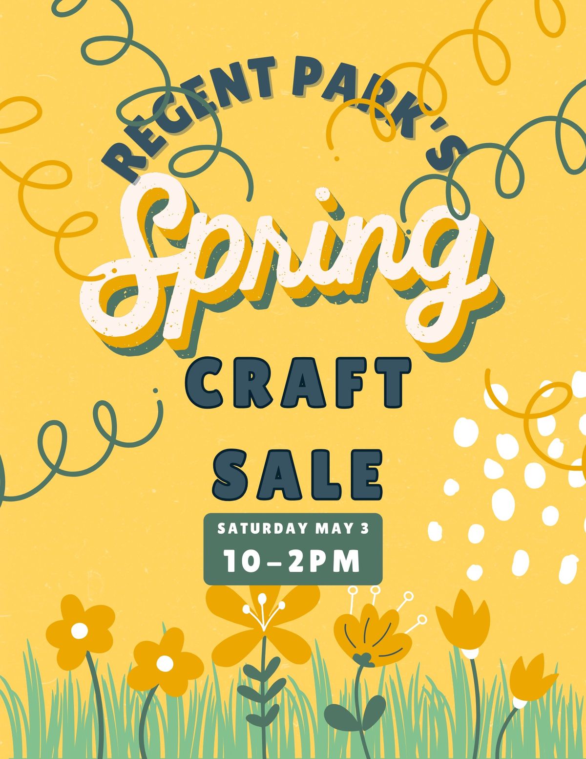 Regent park\u2019s annual spring craft sale 