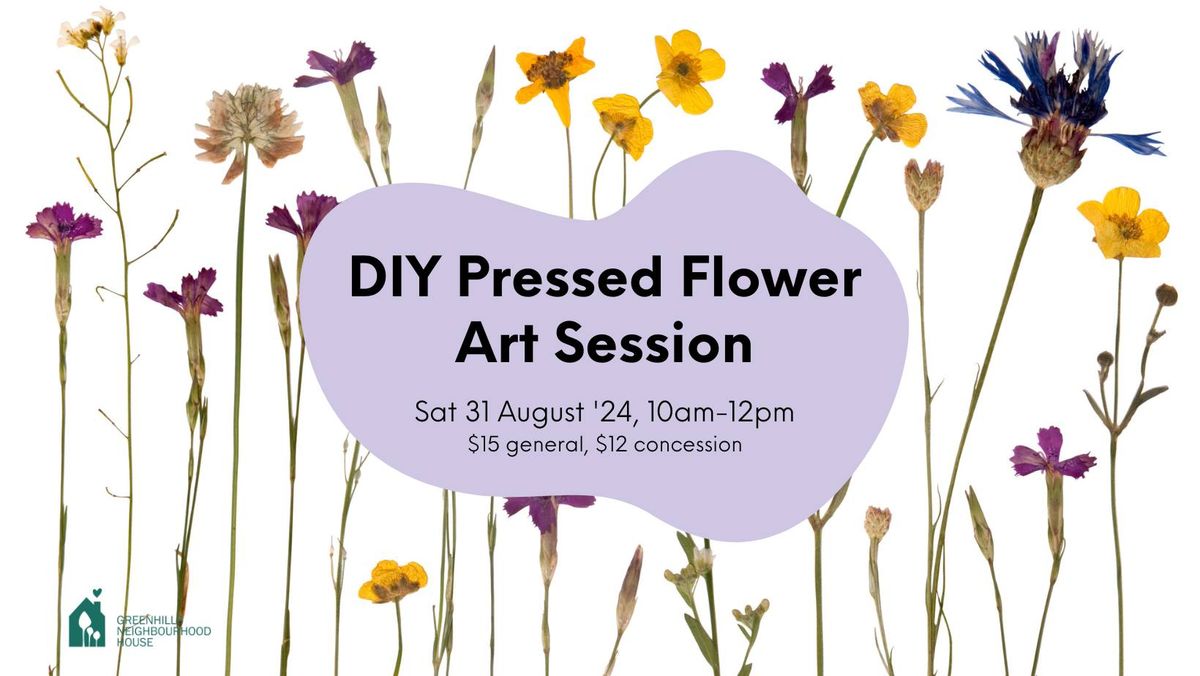 DIY Pressed Flower Art Session