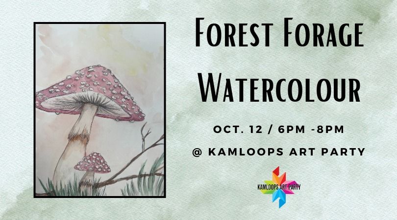 Forest Forage Watercolour