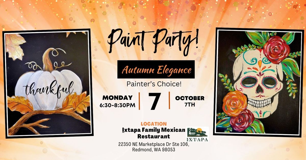 Autumn Elegance Paint Party