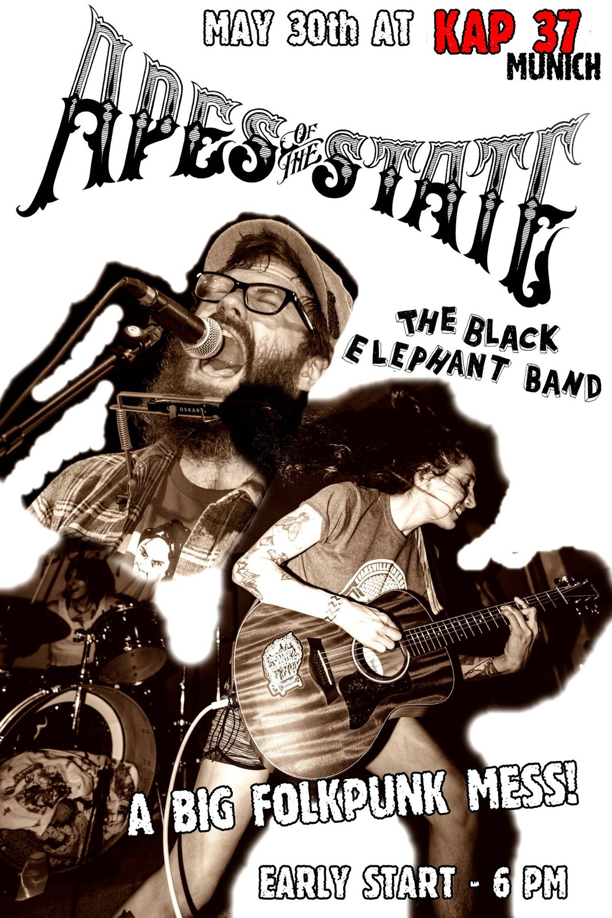 Apes Of The State + The Black Elephant Band
