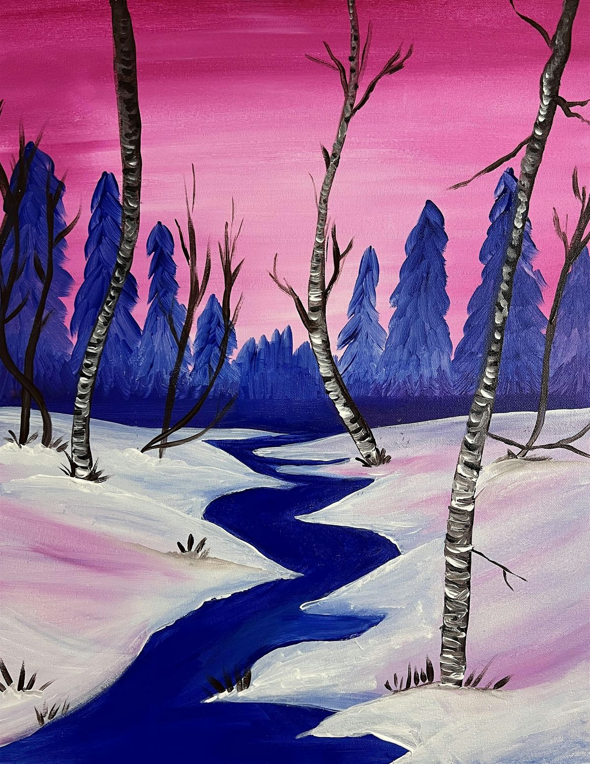 Winter Morning - Paint and Sip