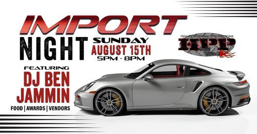Import Night at the Ace!