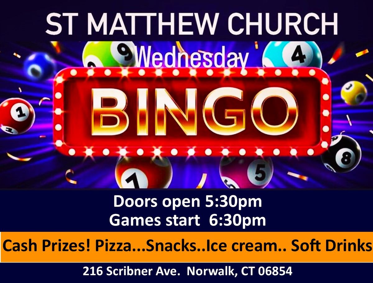 St Matthew Church Weekly Bingo