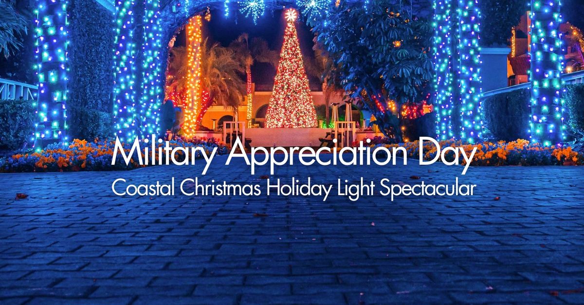 Military Appreciation Night at Coastal Christmas