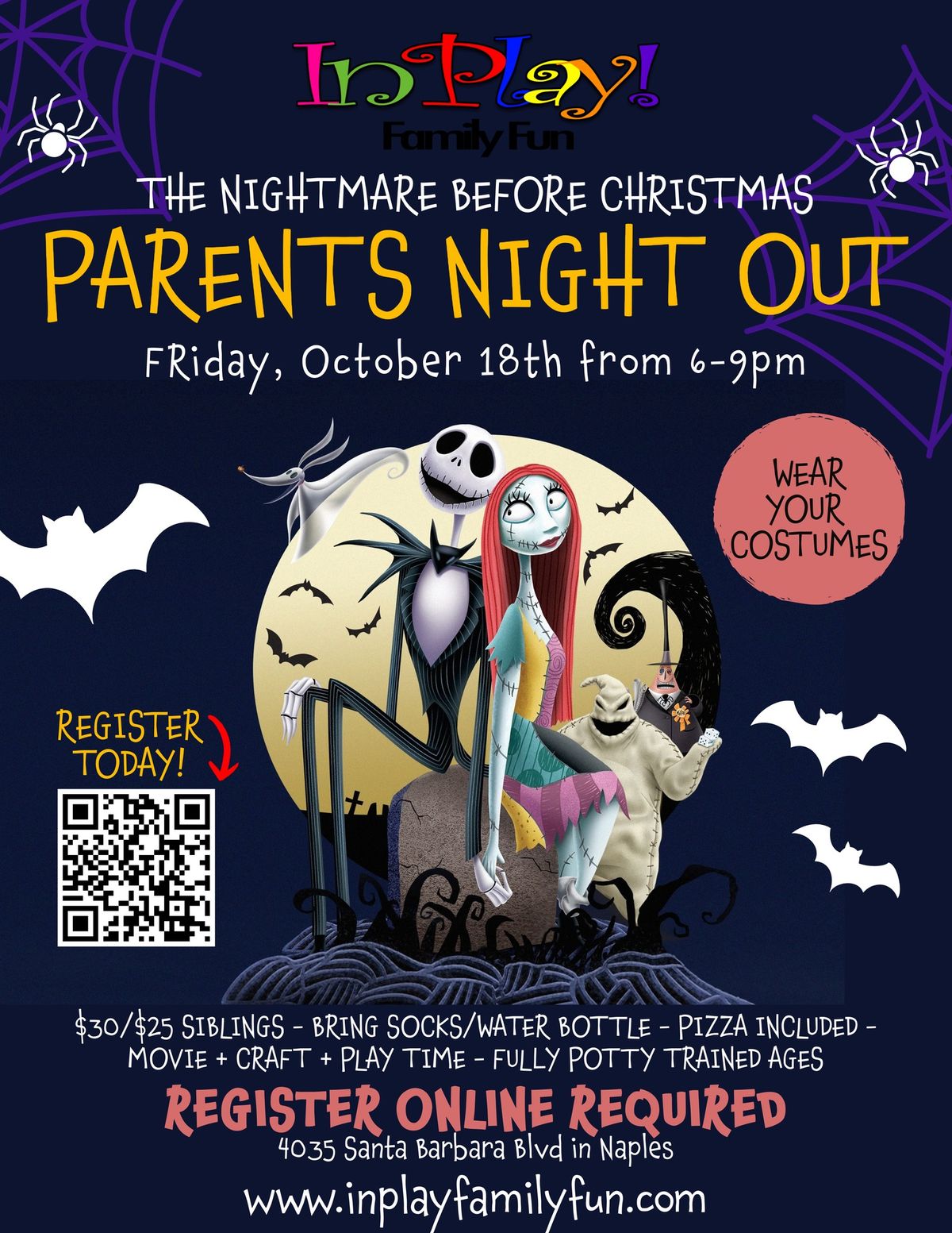 Nightmare Before Christmas Parents Night Out!