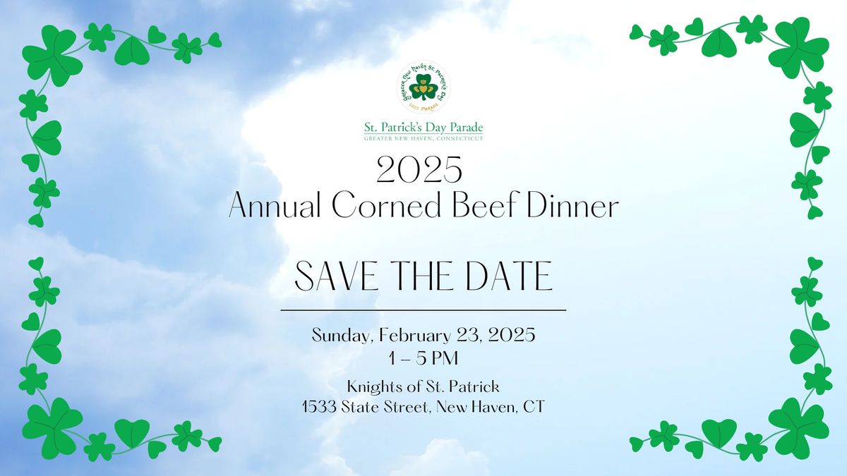 Annual Corned Beef Dinner