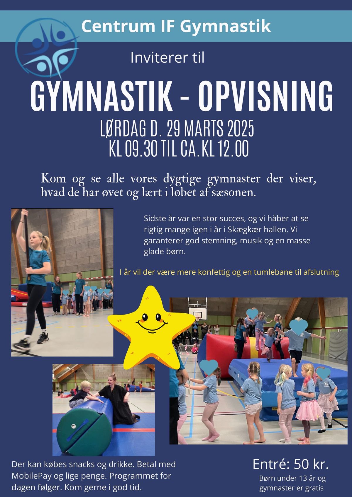 Gymnastikopvisning Sk\u00e6gk\u00e6r Centrum IF