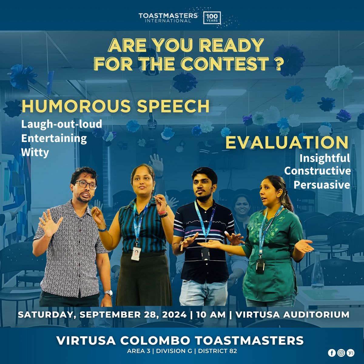 Humorous Speech and Evaluation Contest 2024