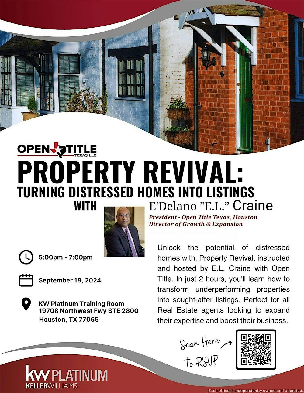 Property Revival: Turning Distressed Homes in to Listings w\/ E.L. Craine