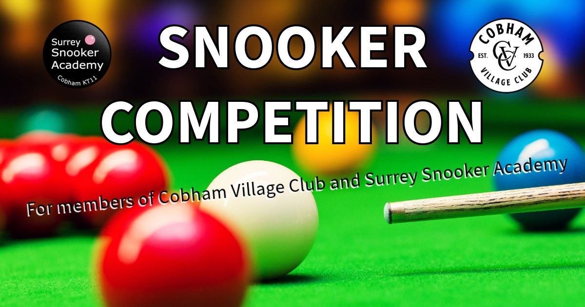 Snooker Competition - The Jack Davies Trophy