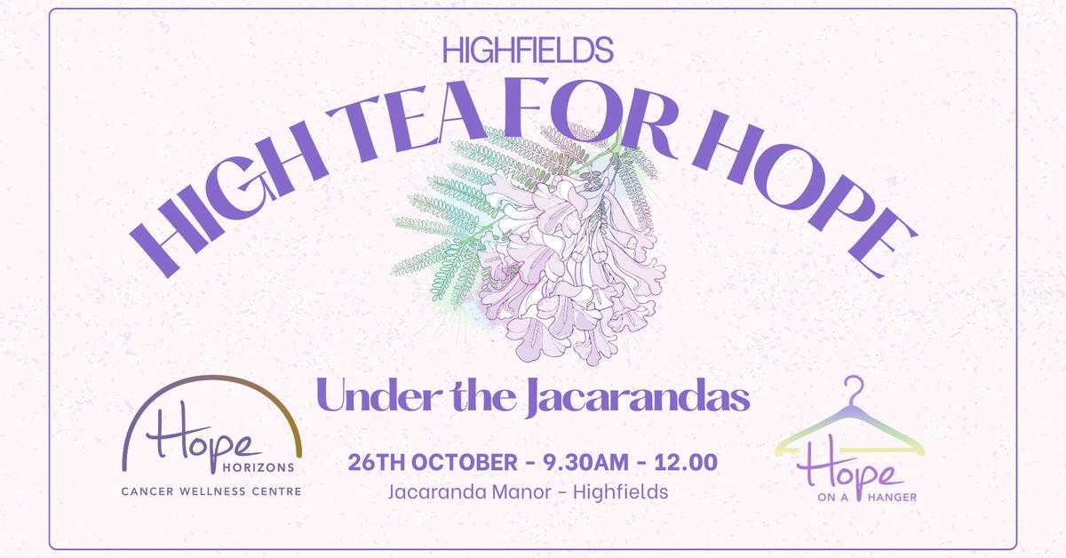 Highfields High Tea for Hope