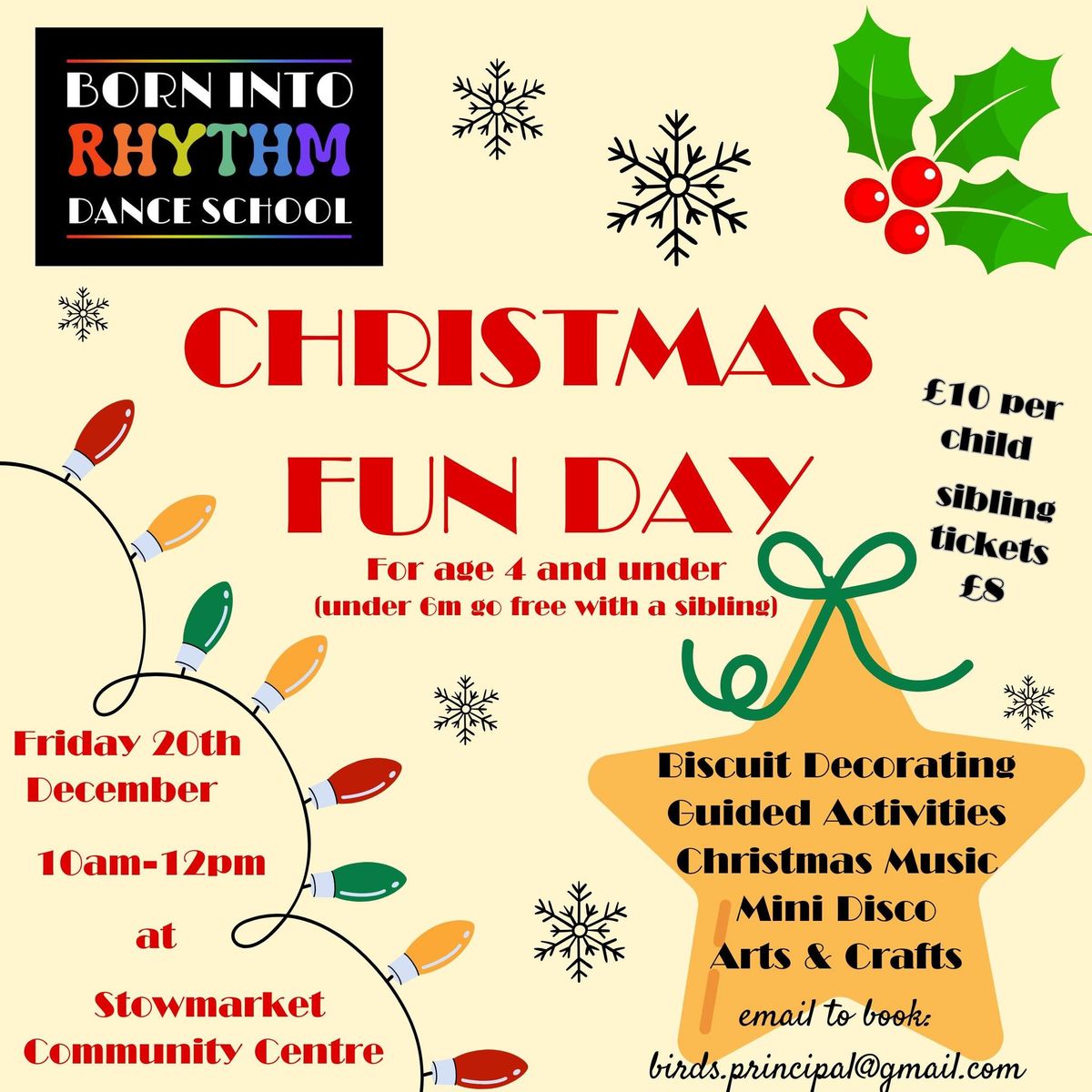 Christmas Fun Day (under 4s)