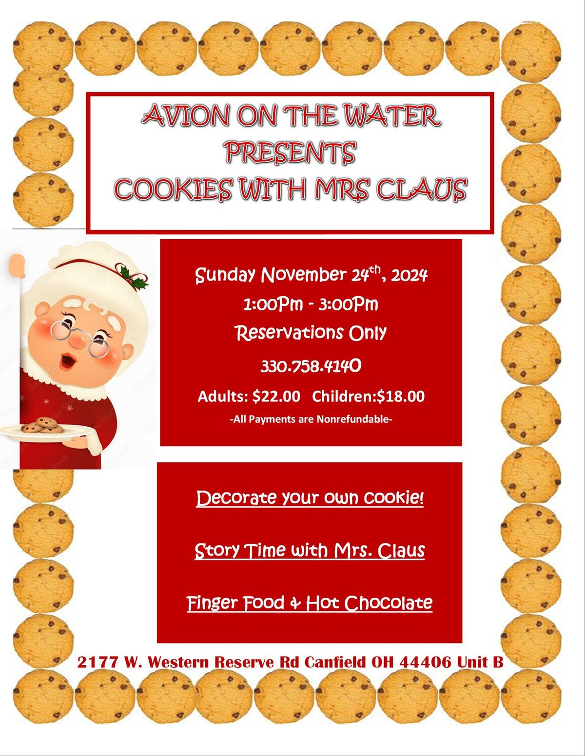 Cookies with Mrs. Claus