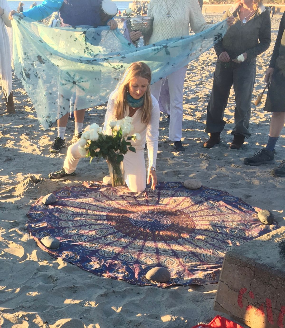 Honoring the Sea - New Year's Day Yemaja Ceremony at Moonlight Beach Encinitas 