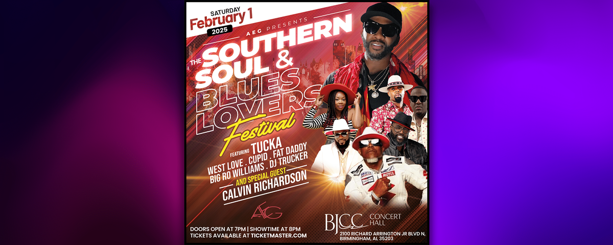 AEG Presents The Southern Soul and Blues Lovers Festival with Calvin Richardson, Tucka