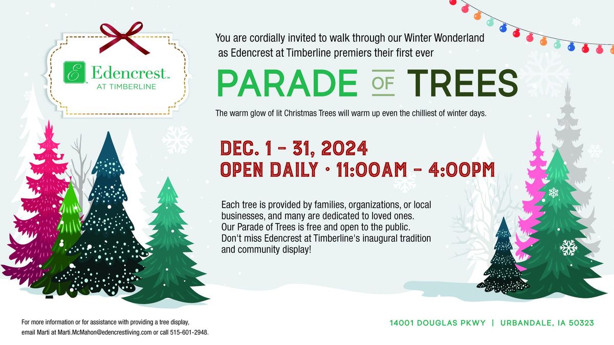 Timberline Parade of Trees