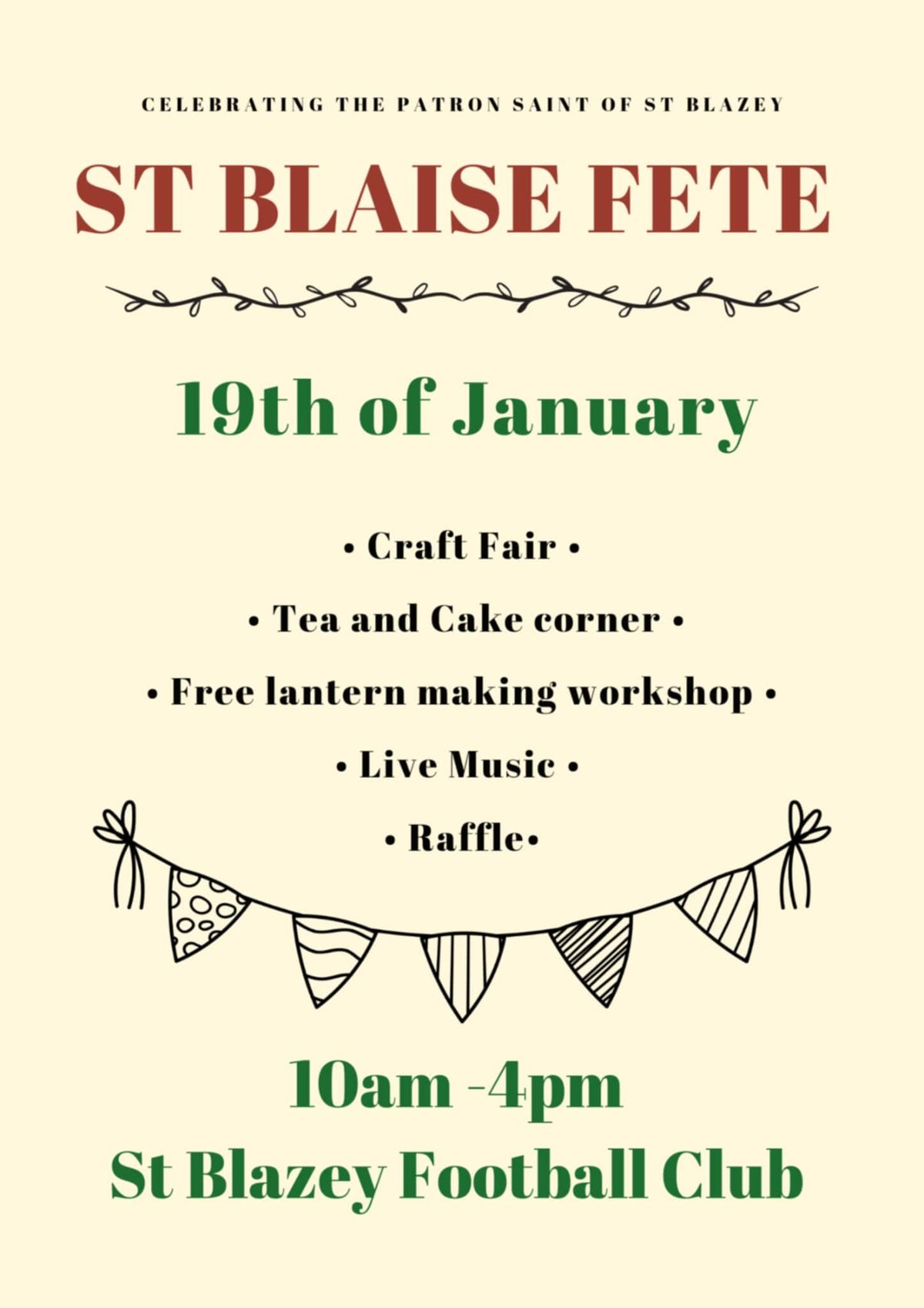 St Blaise Winter Fete and Craft Fair