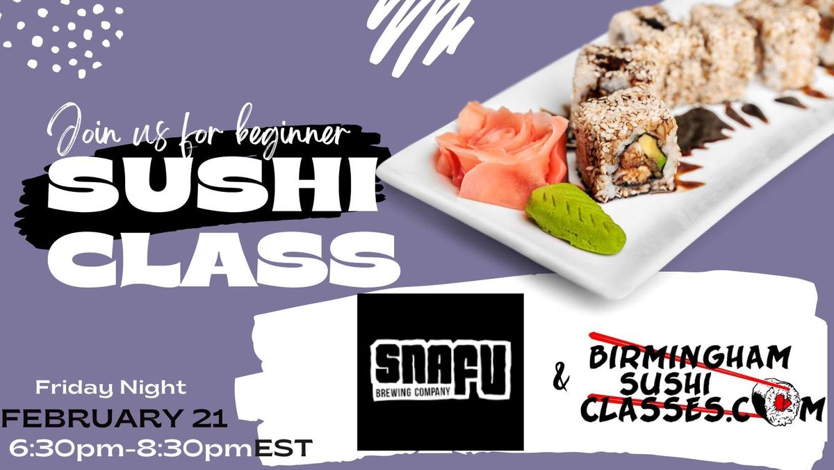 Beginner Sushi Class - Charleston, SC