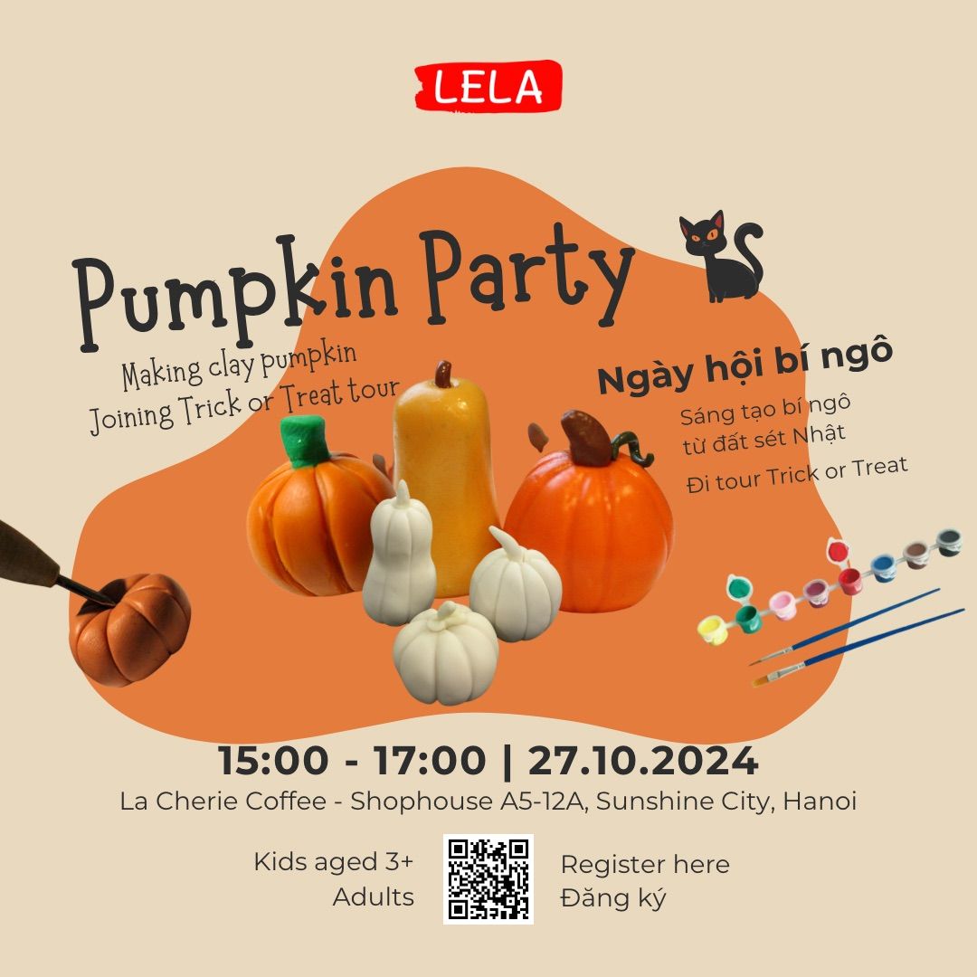 Workshop Ng\u00e0y H\u1ed9i B\u00ed Ng\u00f4 (Pumpkin Festival) 27.10