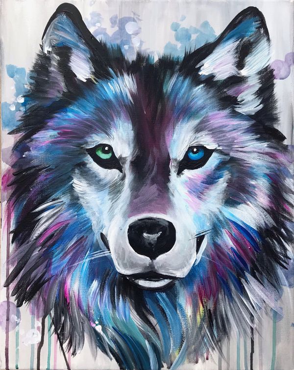 Join Brush Party with Jordan to Paint 'Call Of The Wild' at The Gordon Arms Bedford