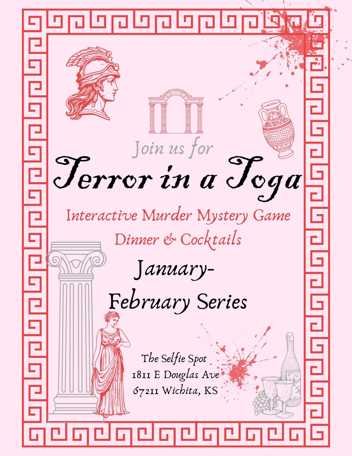 Terror in a Toga Murder Mystery