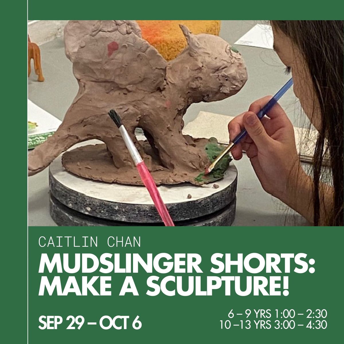 Mudslinger Shorts: Let's Make a Sculpture! - Session 1 (Ages 6 - 9)