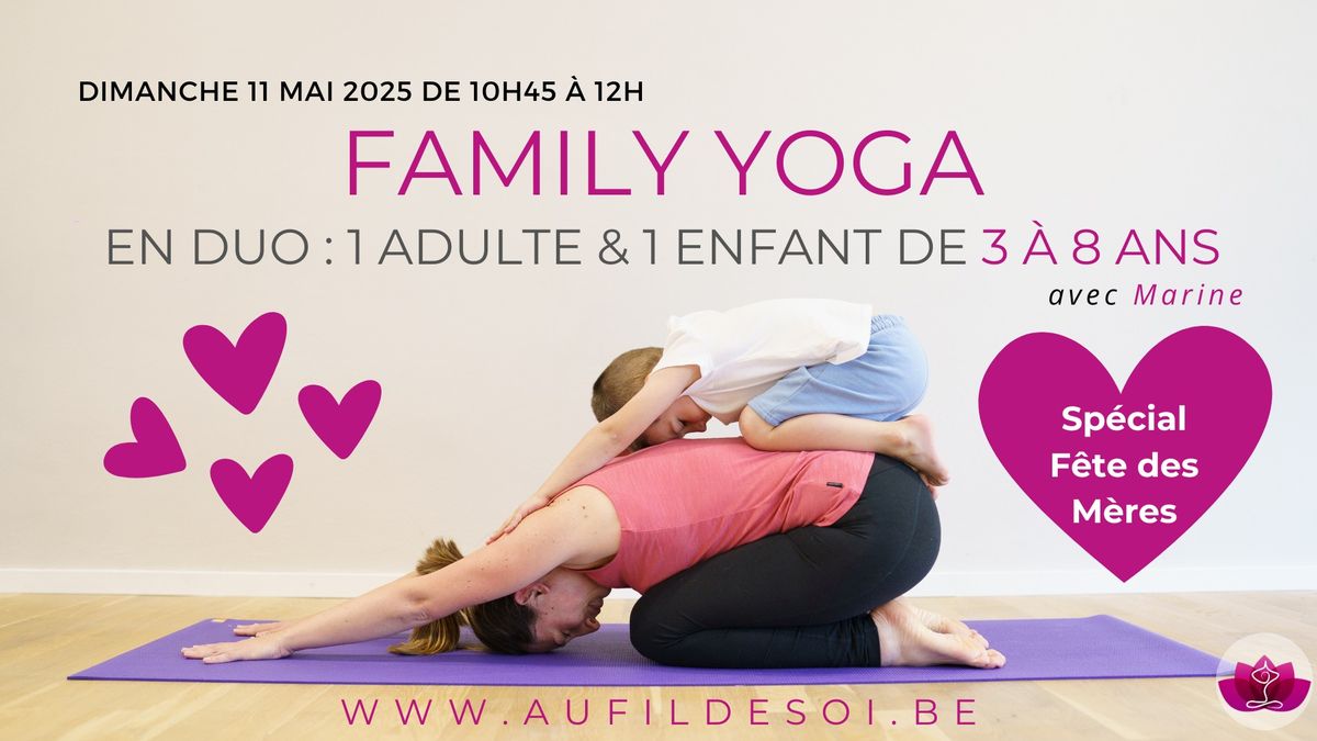 Family Yoga - Sp\u00e9cial F\u00eate des M\u00e8res