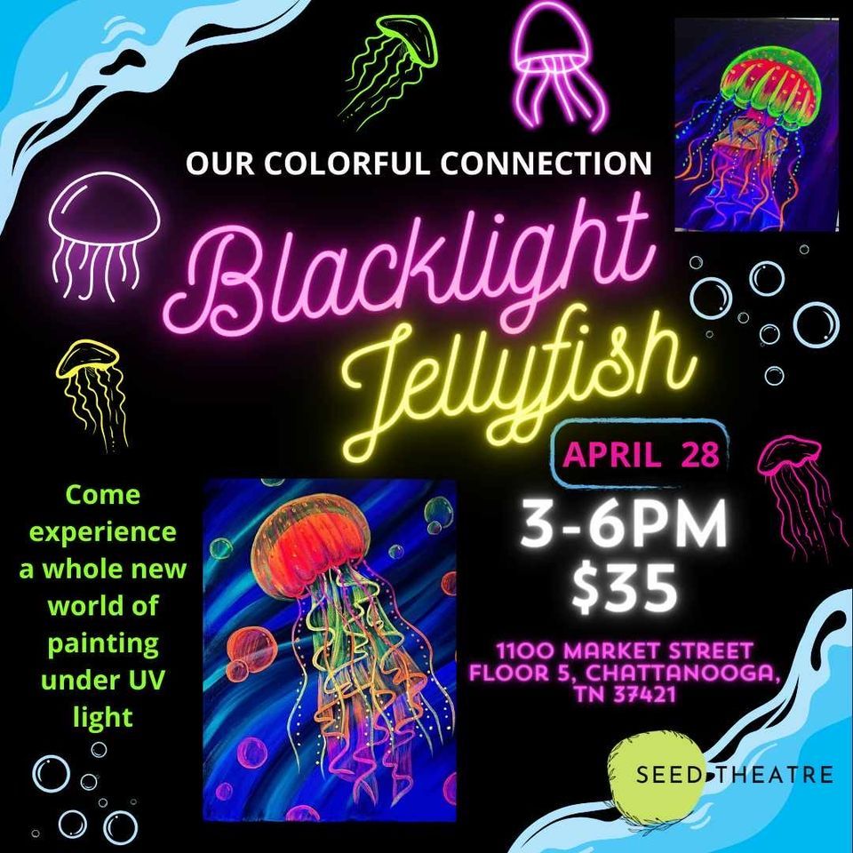 Art Connections - Blacklight Jellyfish