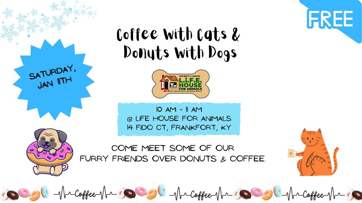 Coffee With Cats & Donuts With Dogs