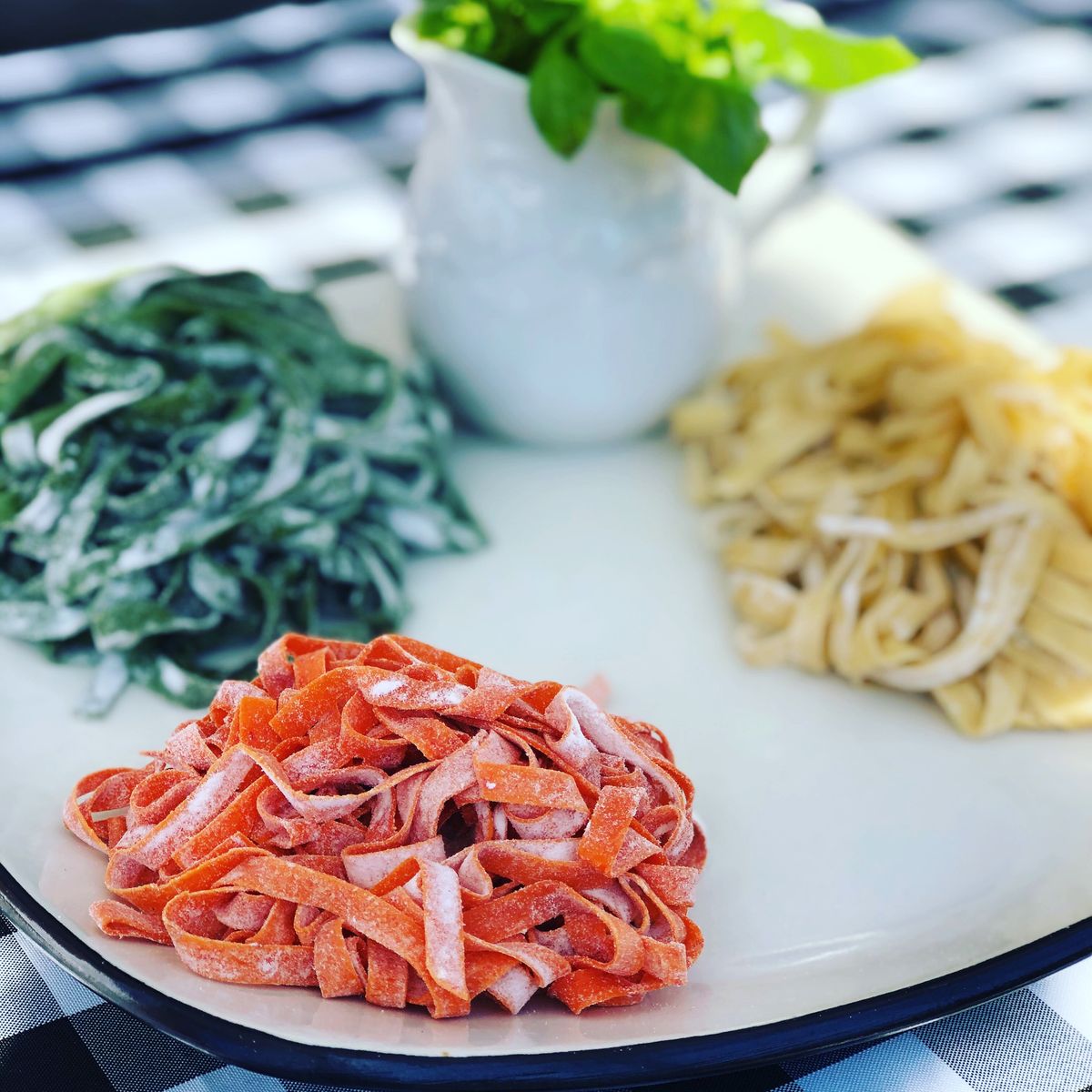 Fettuccine Infused with Flavor & Color