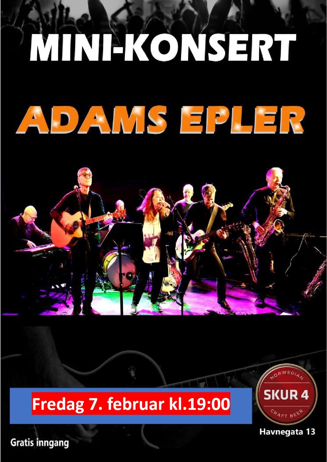 Adams Epler - gratiskonsert